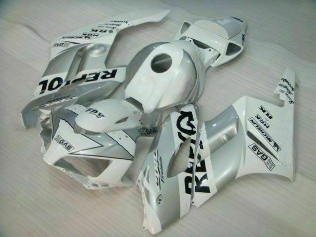 2004-2005 Silver White Honda CBR1000RR Motorcycle Fairings & Bodywork 2004-2005 Silver White Honda CBR1000RR Motorcycle Fairings & Bodywork