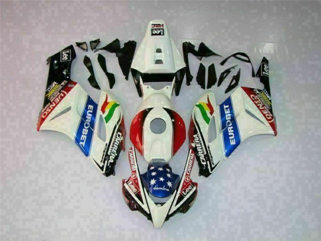 2004-2005 White Red Honda CBR1000RR Fairing Kit 2004-2005 White Red Honda CBR1000RR Fairing Kit