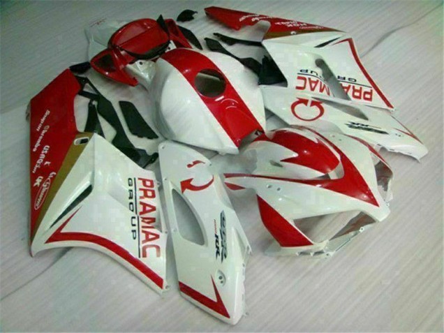 2004-2005 White Red Honda CBR1000RR Full Fairing Kit 2004-2005 White Red Honda CBR1000RR Full Fairing Kit