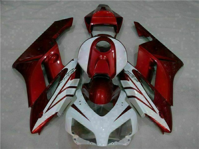 2004-2005 White Red Honda CBR1000RR Full Fairing Kits 2004-2005 White Red Honda CBR1000RR Full Fairing Kits