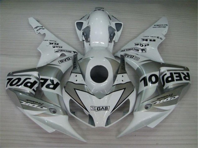 2004-2005 White Silver Black Honda CBR1000RR Motorcycle Fairings 2004-2005 White Silver Black Honda CBR1000RR Motorcycle Fairings