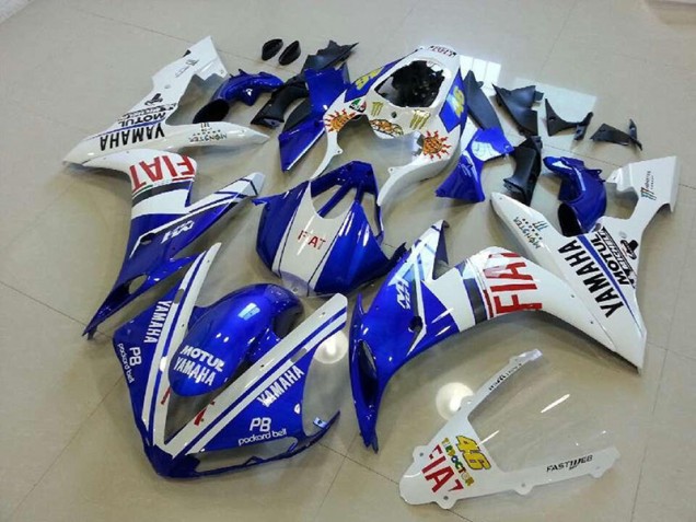 2004-2006 Blue White Red Yamaha YZF R1 Motorcycle Fairings 2004-2006 Blue White Red Yamaha YZF R1 Motorcycle Fairings