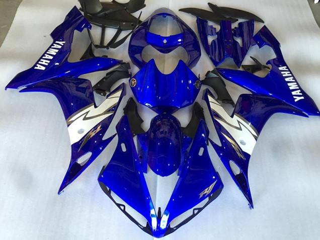 2004-2006 Glossy Blue White Yamaha YZF R1 Motorcycle Fairings 2004-2006 Glossy Blue White Yamaha YZF R1 Motorcycle Fairings