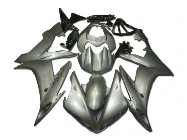 2004-2006 Silver Yamaha YZF R1 Motorcycle Fairings 2004-2006 Silver Yamaha YZF R1 Motorcycle Fairings