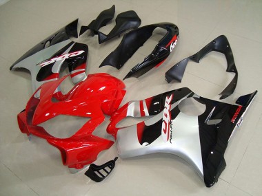 2004-2007 Black Red Silver Honda CBR600 F4i Motorcycle Fairings