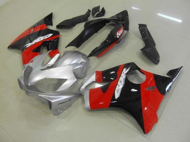 2004-2007 Black Red Silver Honda CBR600 F4i Motorcycle Fairings & Bodywork