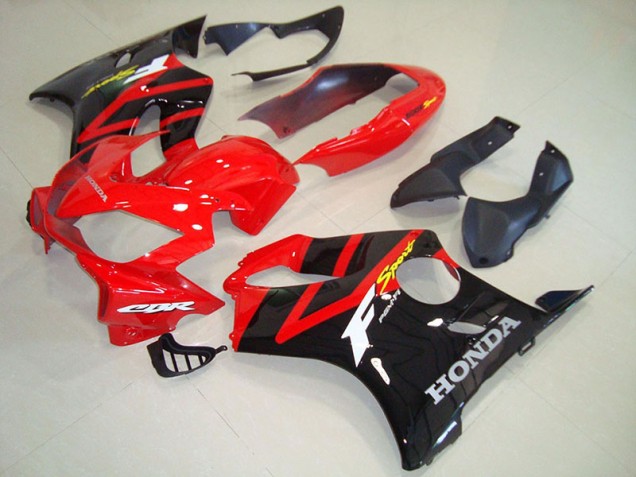 2004-2007 Red Black Red Tail Honda CBR600 F4i Motorcycle Fairings 2004-2007 Red Black Red Tail Honda CBR600 F4i Motorcycle Fairings