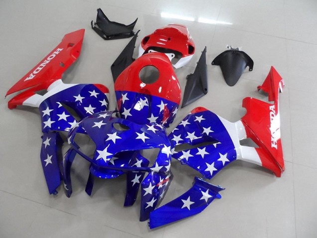 2005-2006 America Flag Honda CBR600RR Motorcycle Fairings 2005-2006 America Flag Honda CBR600RR Motorcycle Fairings