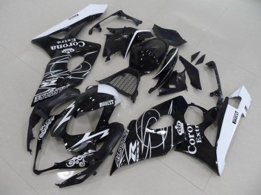 2005-2006 Black Corona Suzuki GSXR 1000 Motorcycle Fairings