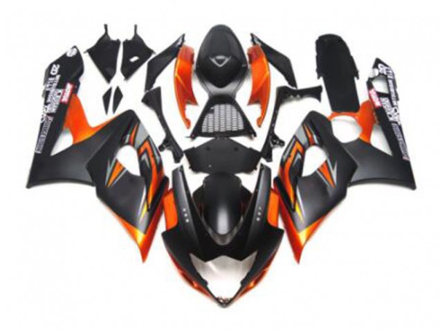 2005-2006 Black Orange Suzuki GSXR 1000 Motorcycle Fairings 2005-2006 Black Orange Suzuki GSXR 1000 Motorcycle Fairings