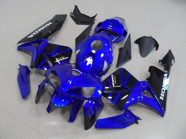 2005-2006 Blue Black Honda CBR600RR Plastics Motorcycle Fairings 2005-2006 Blue Black Honda CBR600RR Plastics Motorcycle Fairings