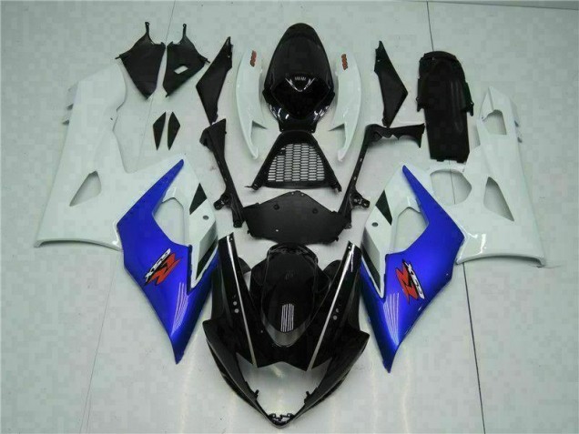 2005-2006 Blue White Suzuki GSXR 1000 Fairing Kits & Bodywork 2005-2006 Blue White Suzuki GSXR 1000 Fairing Kits & Bodywork