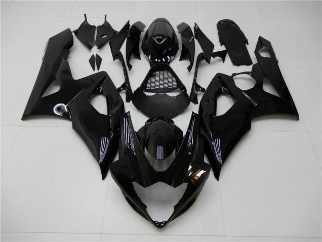 2005-2006 Glossy Black Suzuki GSXR 1000 Motorcycle Fairings 2005-2006 Glossy Black Suzuki GSXR 1000 Motorcycle Fairings