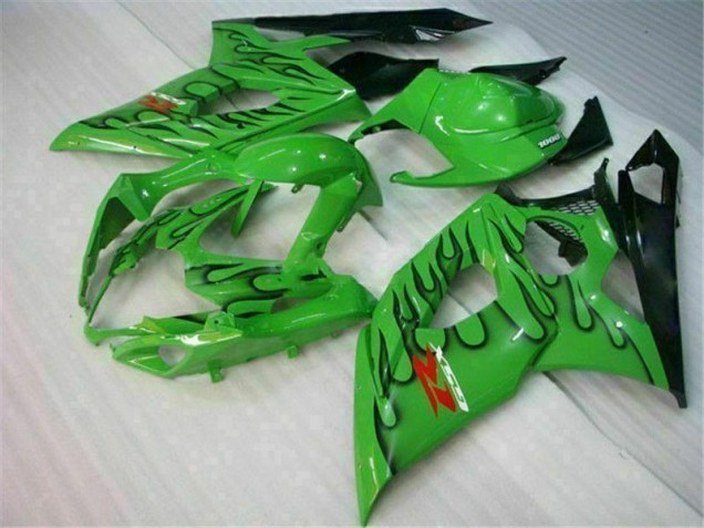 2005-2006 Green Suzuki GSXR 1000 Motorcycle Fairings & Bodywork 2005-2006 Green Suzuki GSXR 1000 Motorcycle Fairings & Bodywork