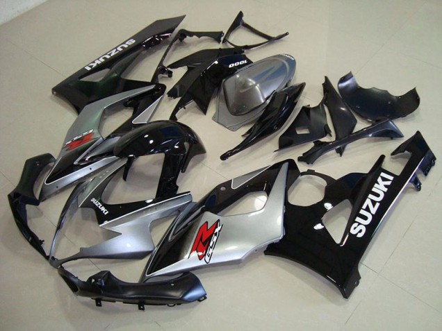 2005-2006 Grey Black Suzuki GSXR 1000 Motorcycle Fairings 2005-2006 Grey Black Suzuki GSXR 1000 Motorcycle Fairings