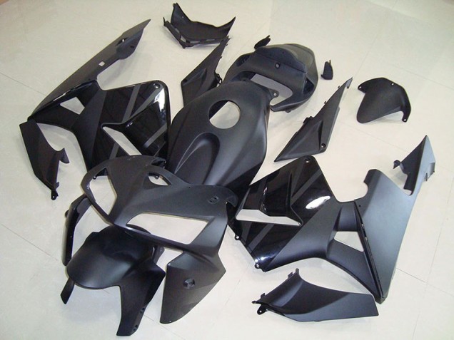 2005-2006 Matte Black Honda CBR600RR Motorcycle Fairings 2005-2006 Matte Black Honda CBR600RR Motorcycle Fairings