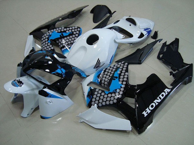 2005-2006 Matte Black with Red Sticker Honda CBR600RR Motorcycle Fairings 2005-2006 Matte Black with Red Sticker Honda CBR600RR Motorcycle Fairings
