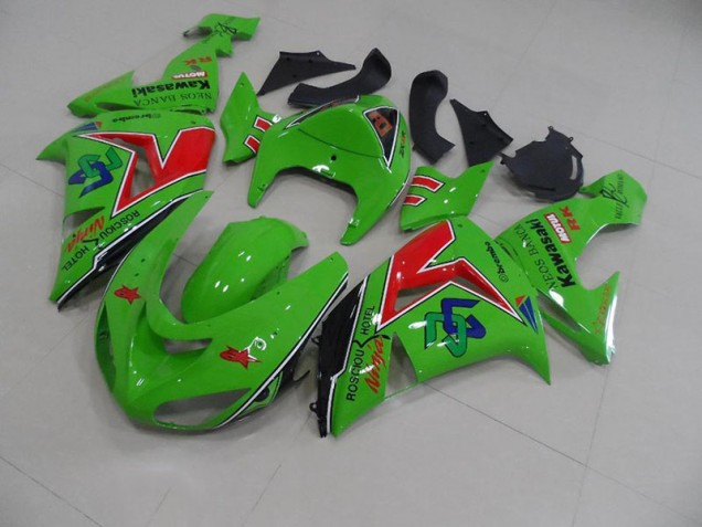 2005-2006 Neos Banca Kawasaki Ninja ZX6R Motorcycle Fairings 2005-2006 Neos Banca Kawasaki Ninja ZX6R Motorcycle Fairings