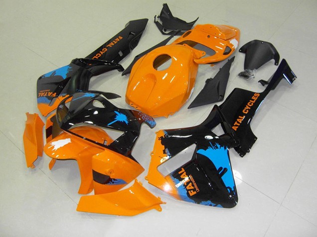 2005-2006 Orange Black Honda CBR600RR Fairing Kit 2005-2006 Orange Black Honda CBR600RR Fairing Kit