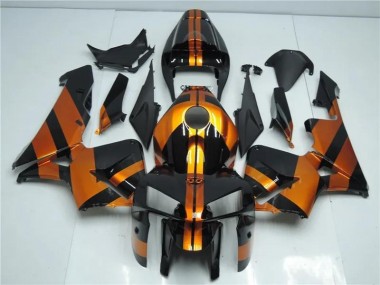 2005-2006 Orange Black Honda CBR600RR Plastics Motorcycle Fairings