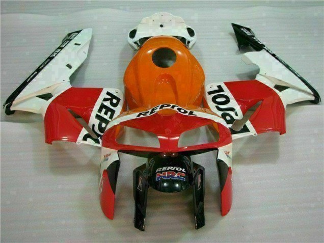 2005-2006 Orange Honda CBR600RR Abs Fairing Kit 2005-2006 Orange Honda CBR600RR Abs Fairing Kit