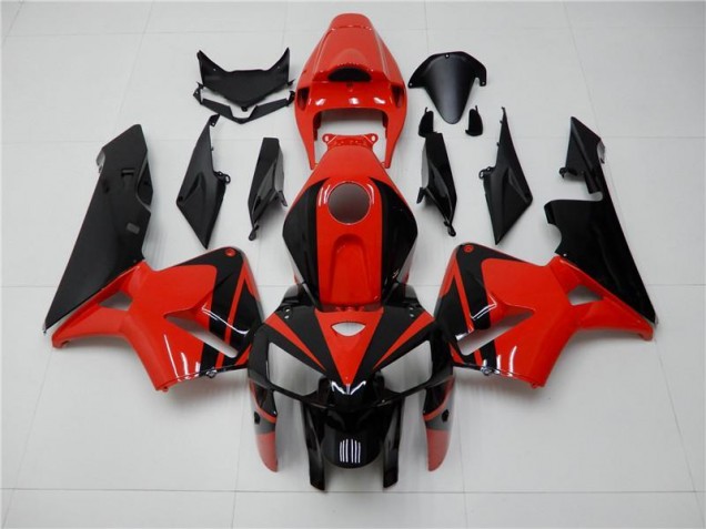 2005-2006 Red Black Honda CBR600RR Fairing Kit 2005-2006 Red Black Honda CBR600RR Fairing Kit