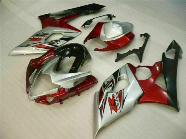 2005-2006 Red White Suzuki GSXR 1000 Fairing Kit & Bodywork 2005-2006 Red White Suzuki GSXR 1000 Fairing Kit & Bodywork