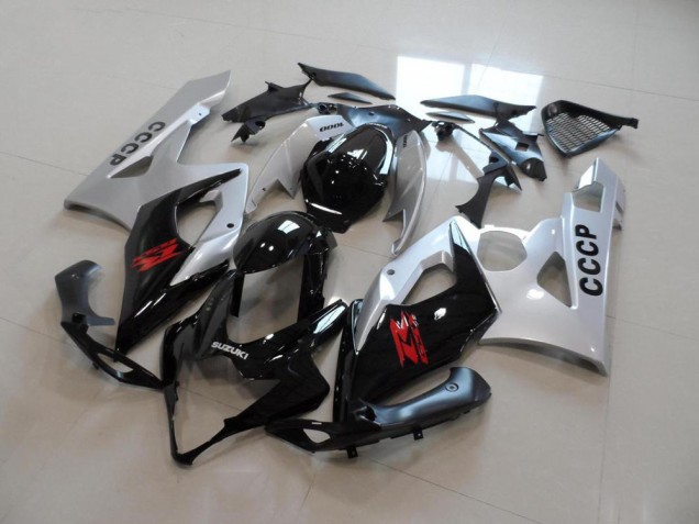 2005-2006 Silver Black Suzuki GSXR 1000 Motorcycle Fairings 2005-2006 Silver Black Suzuki GSXR 1000 Motorcycle Fairings