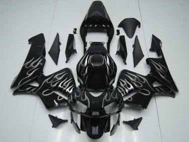2005-2006 Silver Flame Honda CBR600RR Motorcycle Fairings
