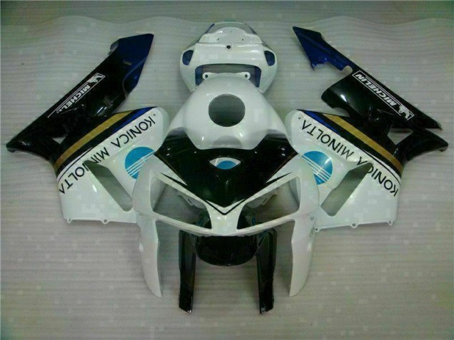 2005-2006 White Black Honda CBR600RR Motorcycle Fairings & Bodywork 2005-2006 White Black Honda CBR600RR Motorcycle Fairings & Bodywork