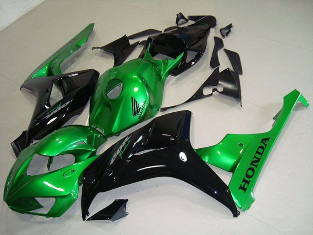 2006-2007 Black Green Honda CBR1000RR Motorcycle Fairings 2006-2007 Black Green Honda CBR1000RR Motorcycle Fairings