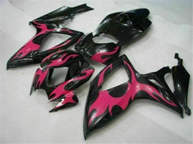 2006-2007 Black Suzuki GSXR 600/750 Motorcycle Fairings & Bodywork