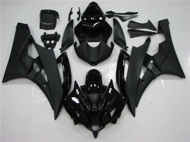 2006-2007 Black Yamaha YZF R6 Abs Motorcycle Fairings 2006-2007 Black Yamaha YZF R6 Abs Motorcycle Fairings