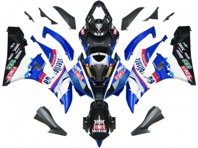 2006-2007 Blue Black Sterilgard Yamaha YZF R6 Motorcycle Fairings 2006-2007 Blue Black Sterilgard Yamaha YZF R6 Motorcycle Fairings