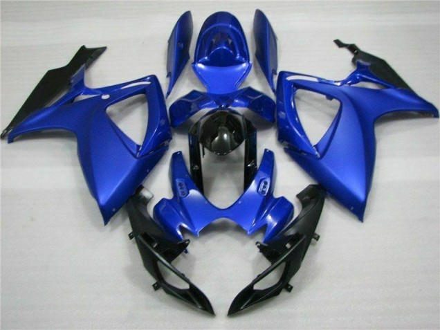 2006-2007 Blue Black Suzuki GSXR 600/750 Motorcycle Fairings 2006-2007 Blue Black Suzuki GSXR 600/750 Motorcycle Fairings