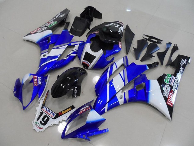 2006-2007 Blue Sterilgarda Yamaha YZF R6 Motorcycle Fairings 2006-2007 Blue Sterilgarda Yamaha YZF R6 Motorcycle Fairings