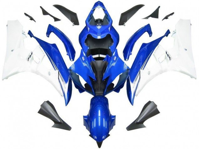 2006-2007 Blue White Yamaha YZF R6 Motorcycle Fairings 2006-2007 Blue White Yamaha YZF R6 Motorcycle Fairings