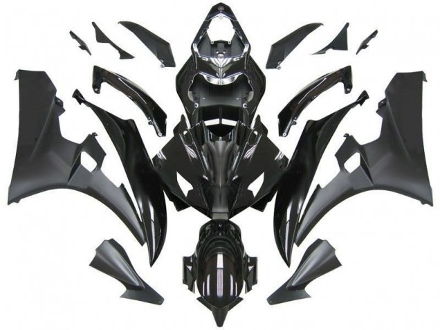 2006-2007 Contrast Black Yamaha YZF R6 Motorcycle Fairings 2006-2007 Contrast Black Yamaha YZF R6 Motorcycle Fairings