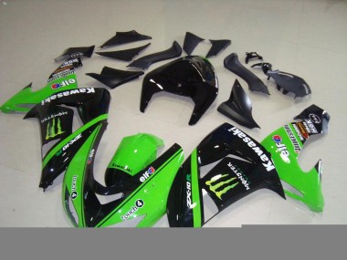 2006-2007 Green Monster Kawasaki Ninja ZX10R Motorcycle Fairings & Bodywork