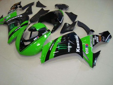 2006-2007 Green Monster Race Kawasaki Ninja ZX10R Motorcycle Fairings