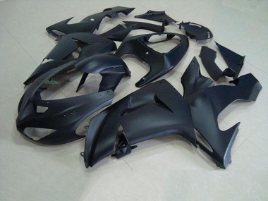 2006-2007 Matte Black Kawasaki Ninja ZX10R Motorcycle Fairings