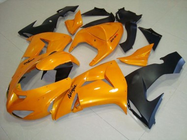 2006-2007 Orange Kawasaki Ninja ZX10R Motorcycle Fairings