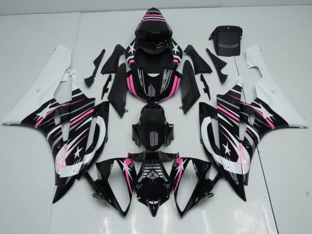 2006-2007 Pink Star Yamaha YZF R6 Motorcycle Fairings 2006-2007 Pink Star Yamaha YZF R6 Motorcycle Fairings