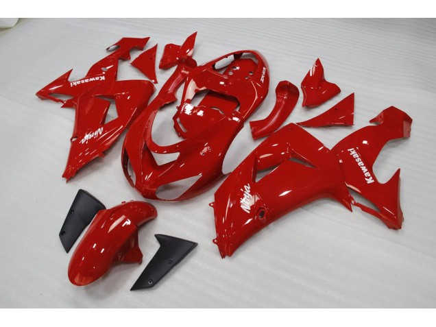 2006-2007 Red Kawasaki Ninja ZX10R Motorcycle Fairings 2006-2007 Red Kawasaki Ninja ZX10R Motorcycle Fairings