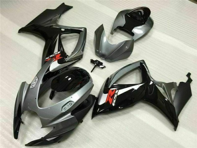 2006-2007 Silver Grey Suzuki GSXR 600/750 Motorcycle Fairings