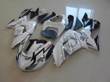 2006-2007 White Corona Kawasaki Ninja ZX10R Motorcycle Fairings