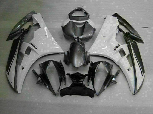 2006-2007 White Silver Yamaha YZF R6 Motorcycle Fairings 2006-2007 White Silver Yamaha YZF R6 Motorcycle Fairings