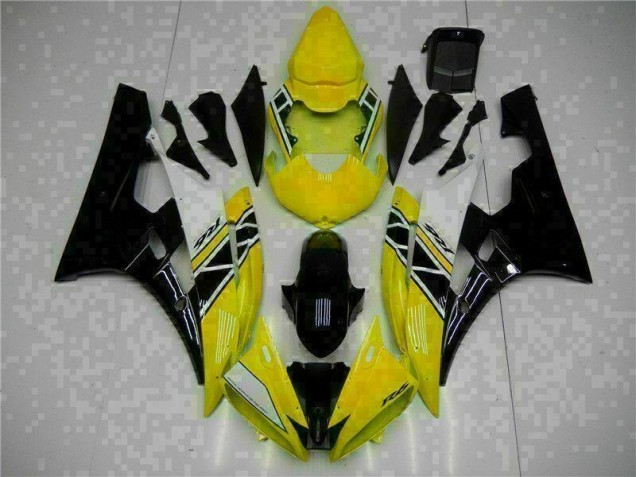 2006-2007 Yellow Black Yamaha YZF R6 Motorcycle Fairings & Bodywork 2006-2007 Yellow Black Yamaha YZF R6 Motorcycle Fairings & Bodywork