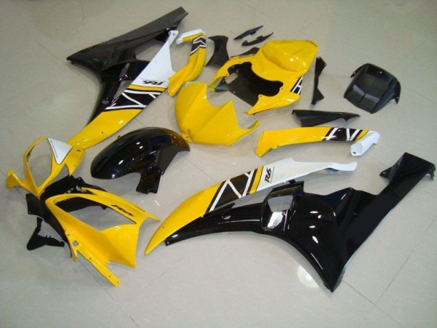 2006-2007 Yellow Yamaha YZF R6 Abs Motorcycle Fairings 2006-2007 Yellow Yamaha YZF R6 Abs Motorcycle Fairings