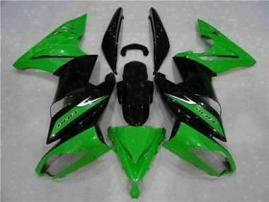 2006-2008 Green Black Kawasaki Ninja EX650 Motorcycle Fairings & Bodywork